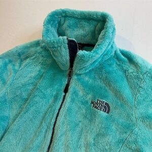 The North Face Women's Osito Fleece Jacket‎ Teal Size S Full Zip Casual